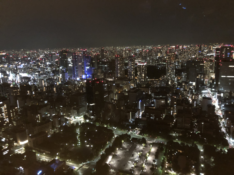 東京タワーよりの夜景