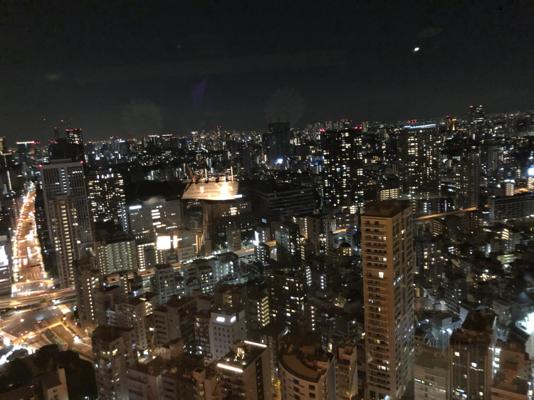 東京タワー展望階より